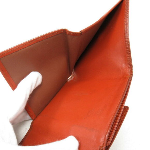 Louis Vuitton Double Hook Wallet Porte Monnaie Carte Epi Brown - Picture 7 of 16